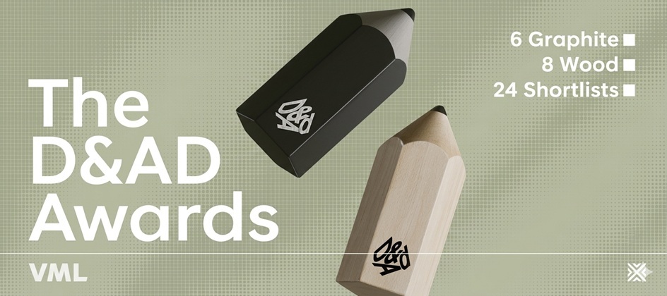 VML earns 38 Honours at 2026 D&AD Awards
